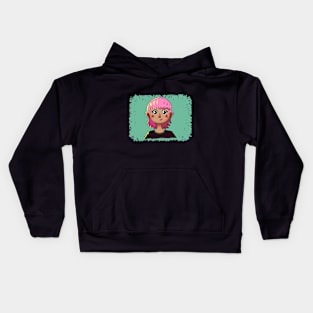 Pinky Girl Kids Hoodie